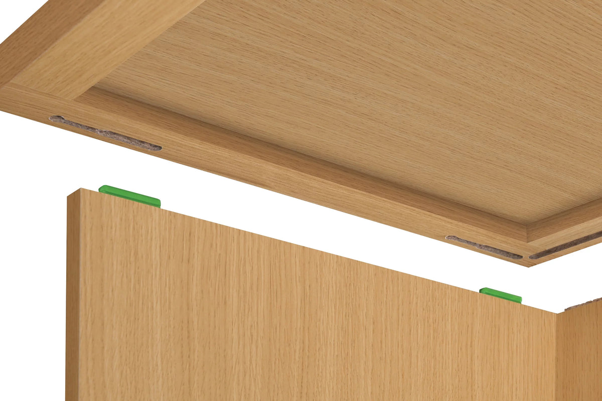 Engineered Wood Writing Desk Natural Finish J81948