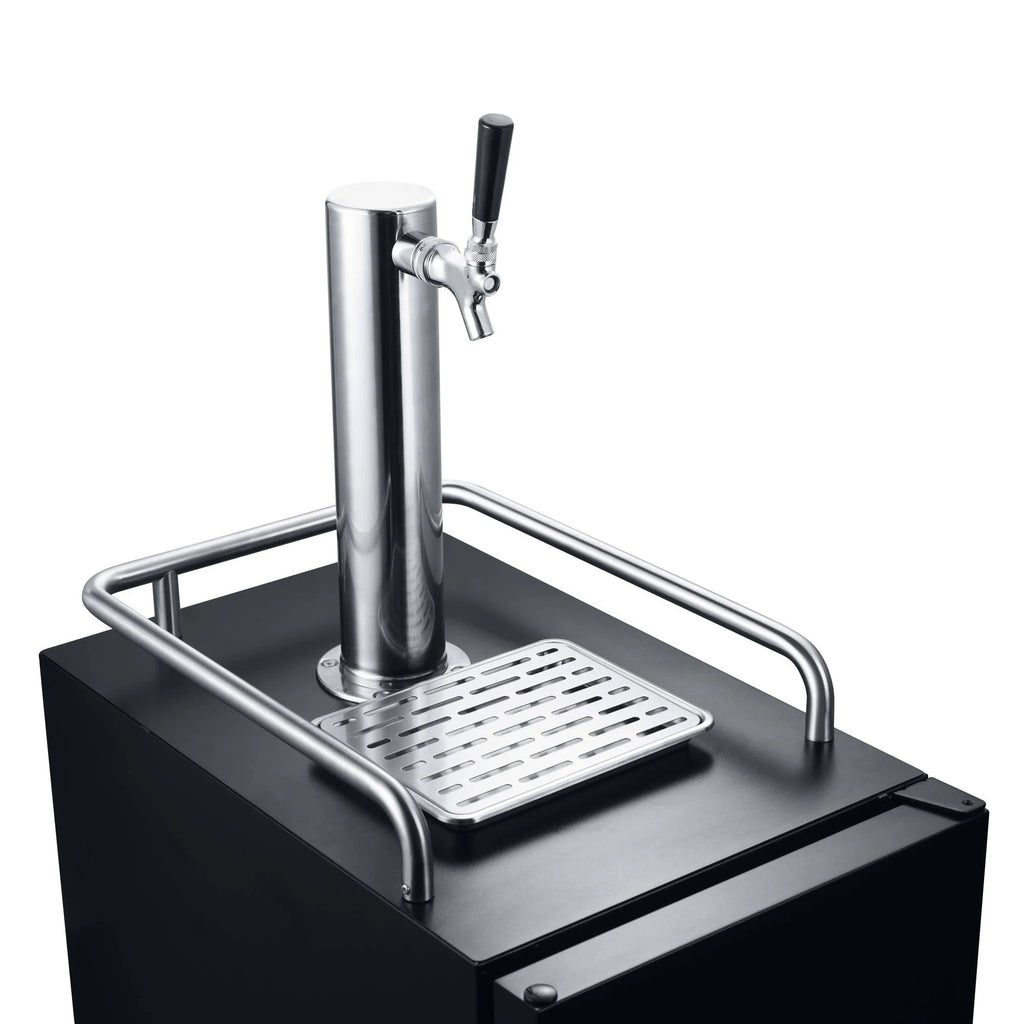15" Wide 1 Tap Stainless Steel Kegerator X497
