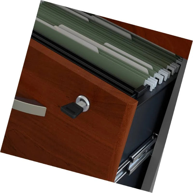 3 Drawer Mobile File Cabinet in Hansen Cherry R9056