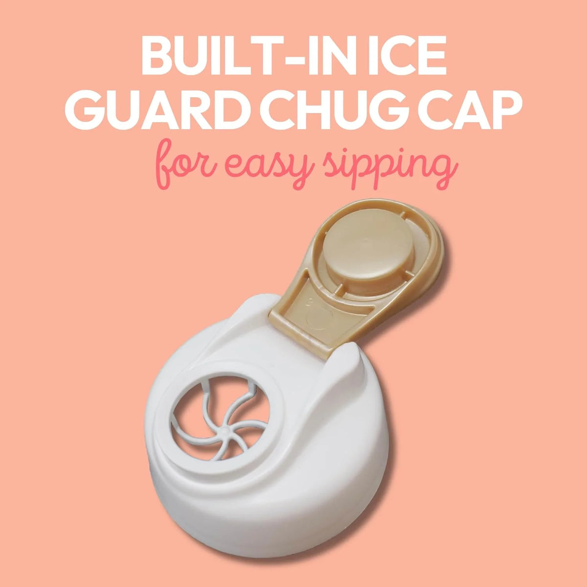 BPA Free Water Bottle with Time Marker and Chug Cap T59562