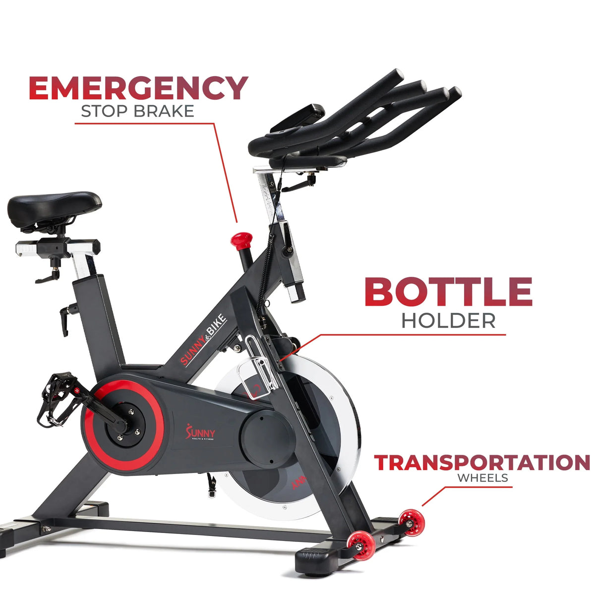 Indoor Cycling Smart Stationary Bike with Bluetooth Connectivity L94423