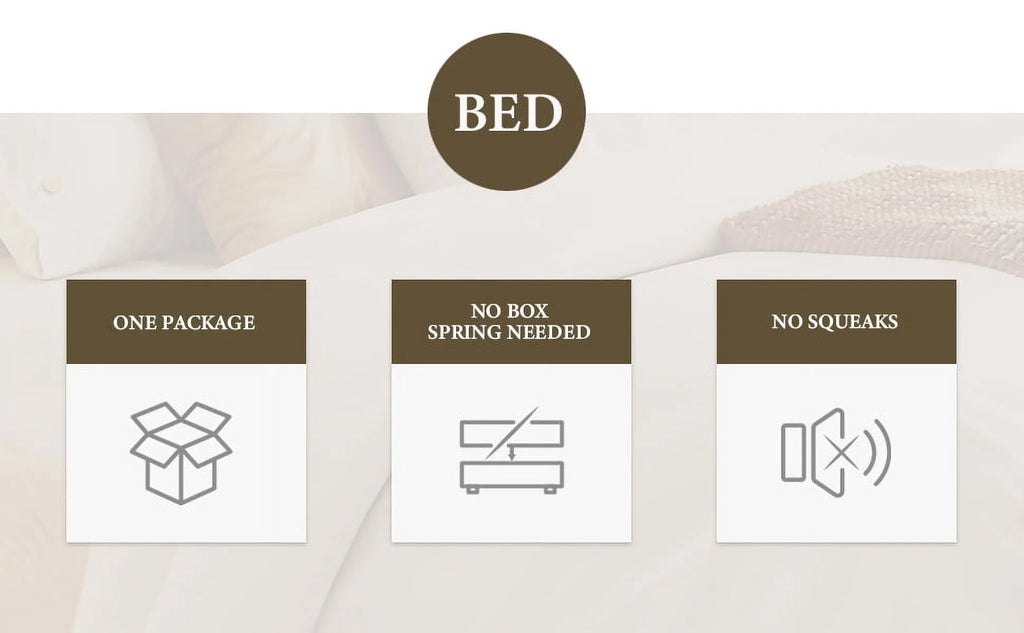 Queen Size Wood Slat Bed Frame A409519