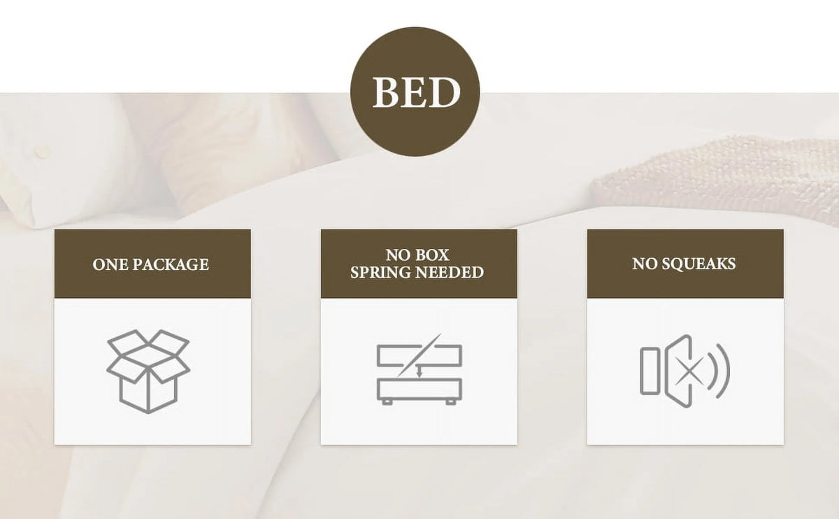 Queen Size Wood Slat Bed Frame A409519