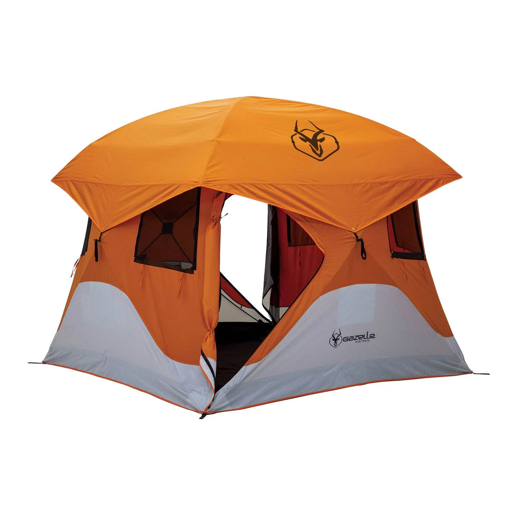 Portable Hub Tent, 4-Person, Sunset Orange H2504