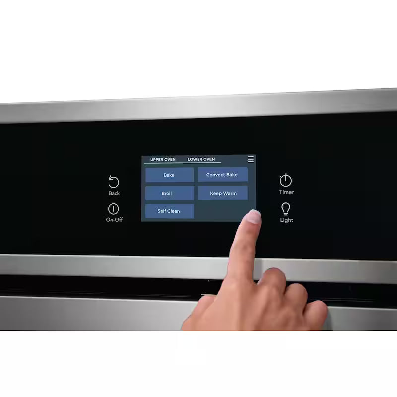 27 in. Double Electric Built-In Wall Oven with Convection in Stainless Steel N3873