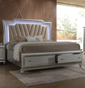 Upholstered Storage Platform Bed Queen P853674