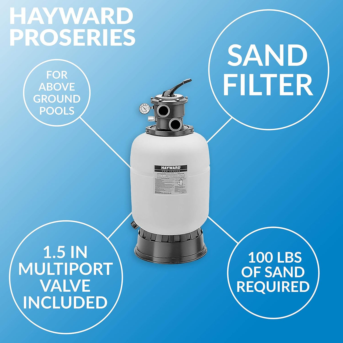 18 In. 1 HP Sand Filter System B925933