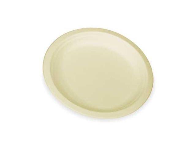500-Count 9-Inch Compostable Sugar Cane Fiber Plate A618572