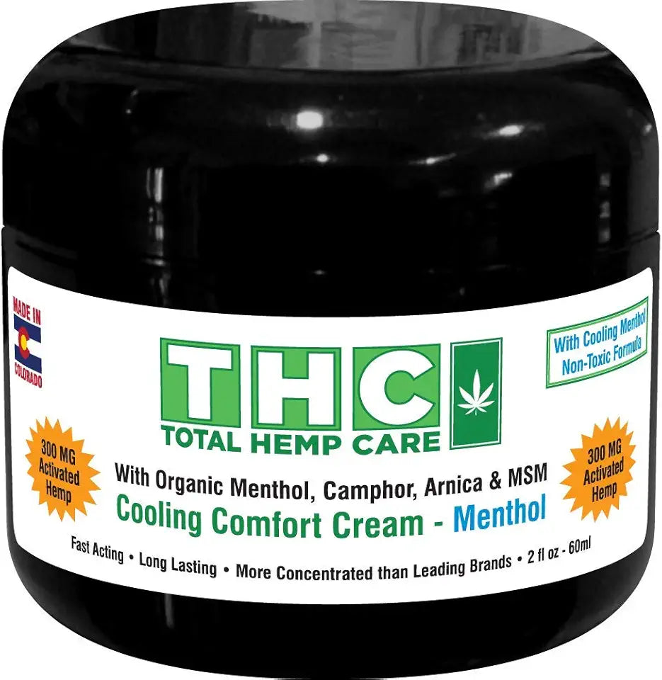 300mg Total Hemp Turmeric Cream with Arnica, MSM & Hemp Oil Extract, 2 oz L5486