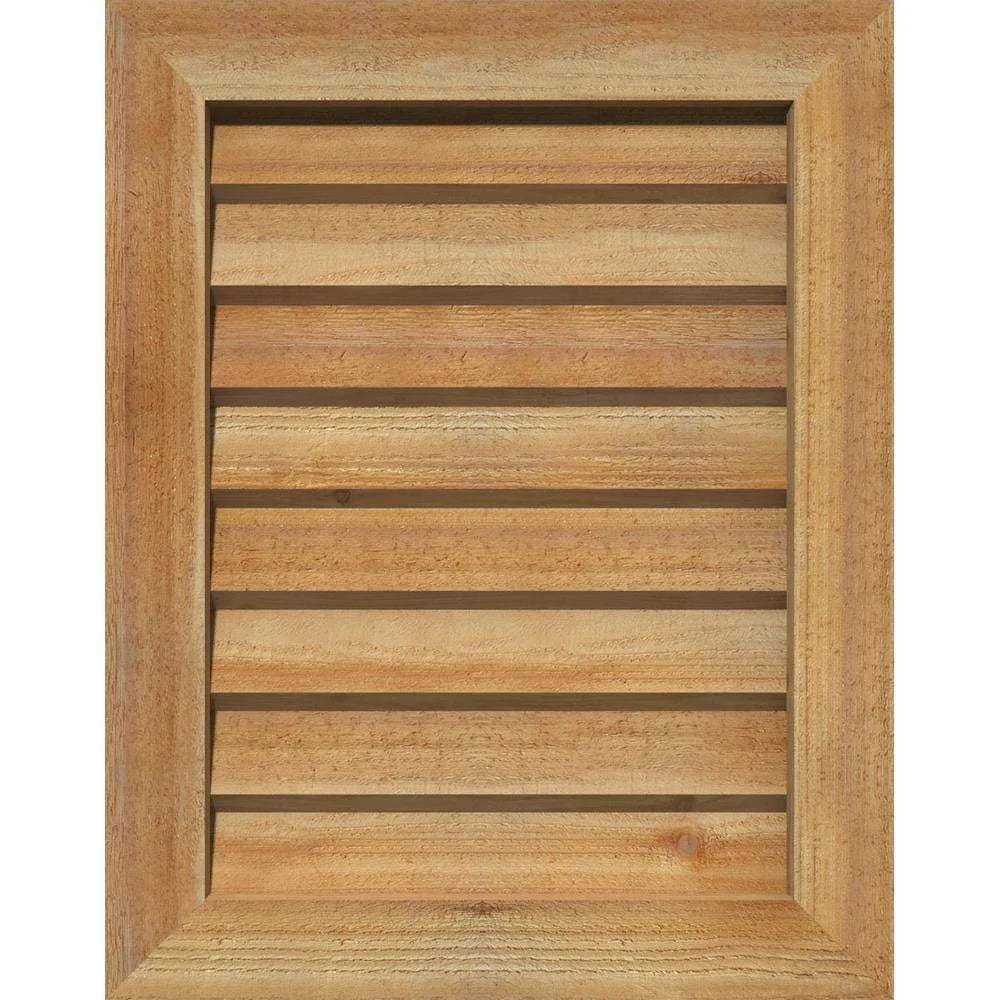 Unfinished Non-Functional Vertical Gable Vent Y85041