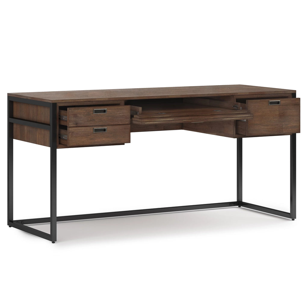 60 inch Wide Solid Acacia Wood Desk E3838
