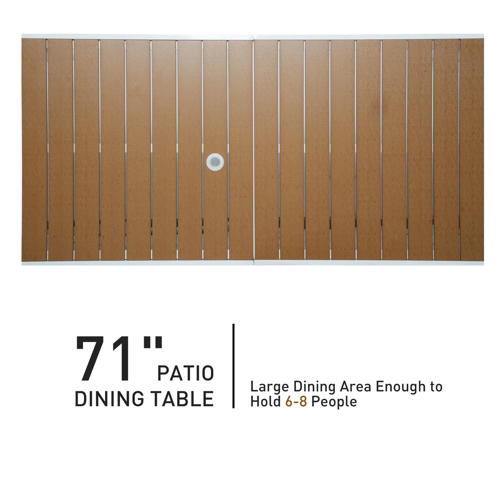 Aluminum Patio Dining Table for 8 Person C188692