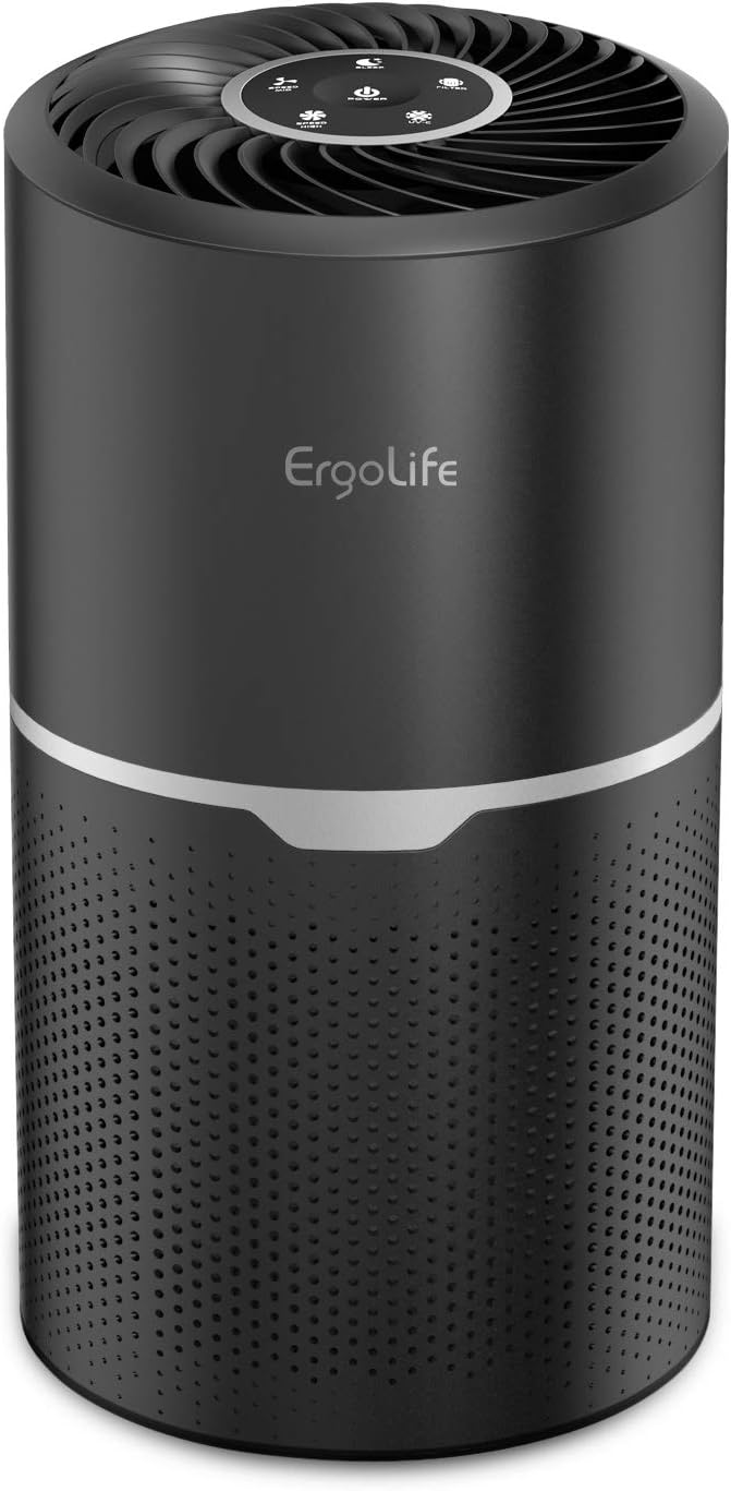 White True HEPA Air Purifier with UV Light Sanitizer and Ionizer R466658