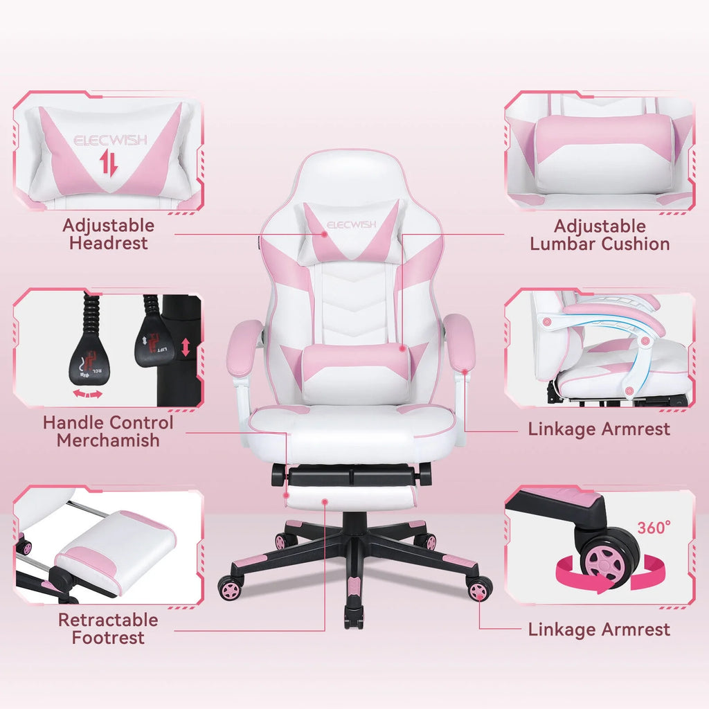 Pink Gaming Chair N1729