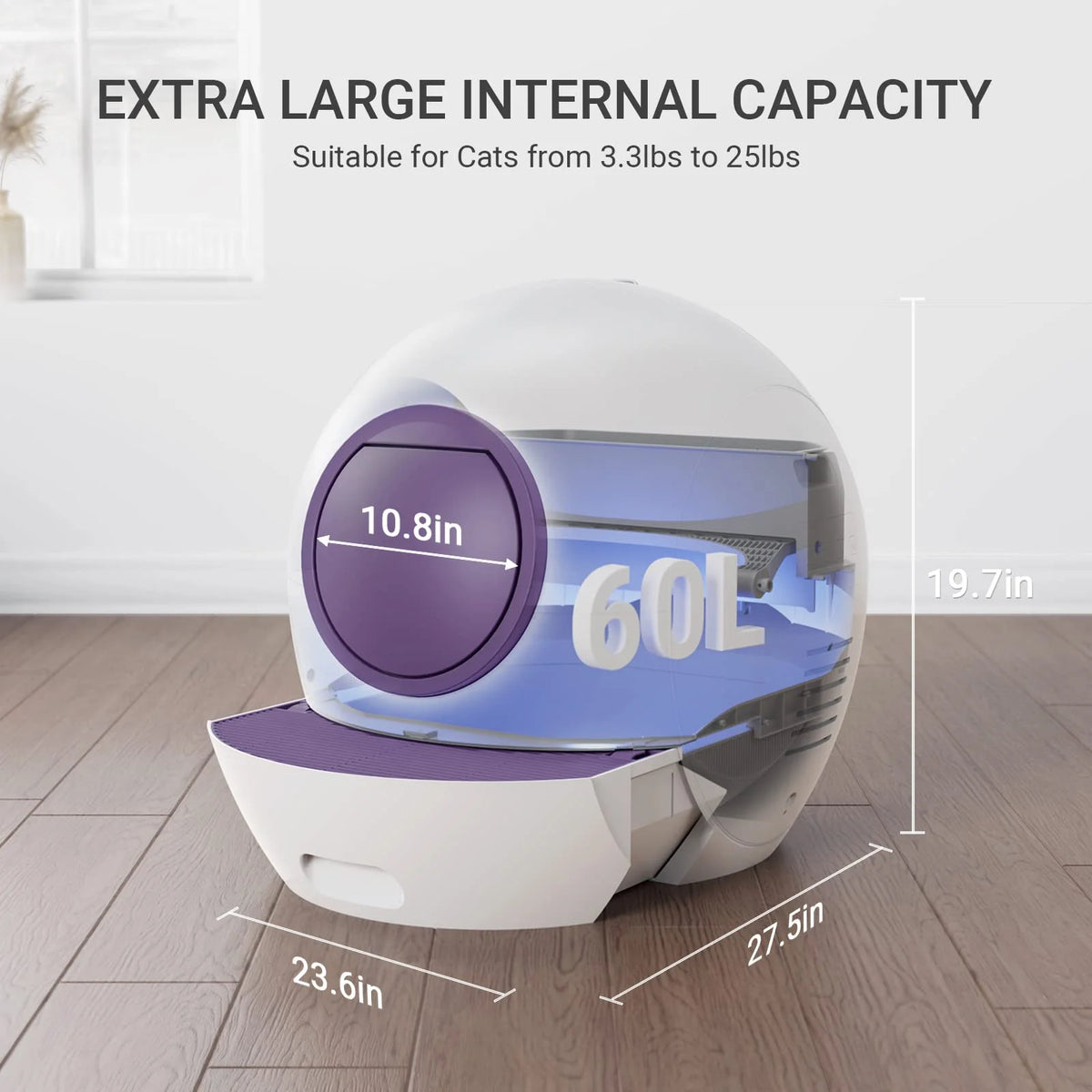 Self Cleaning Automatic Cat Litter Box T393