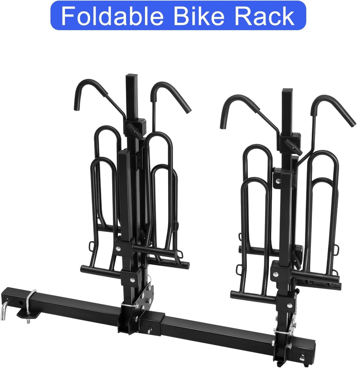 Foldable 4 Tray Hitch Mount Bike Rack F820