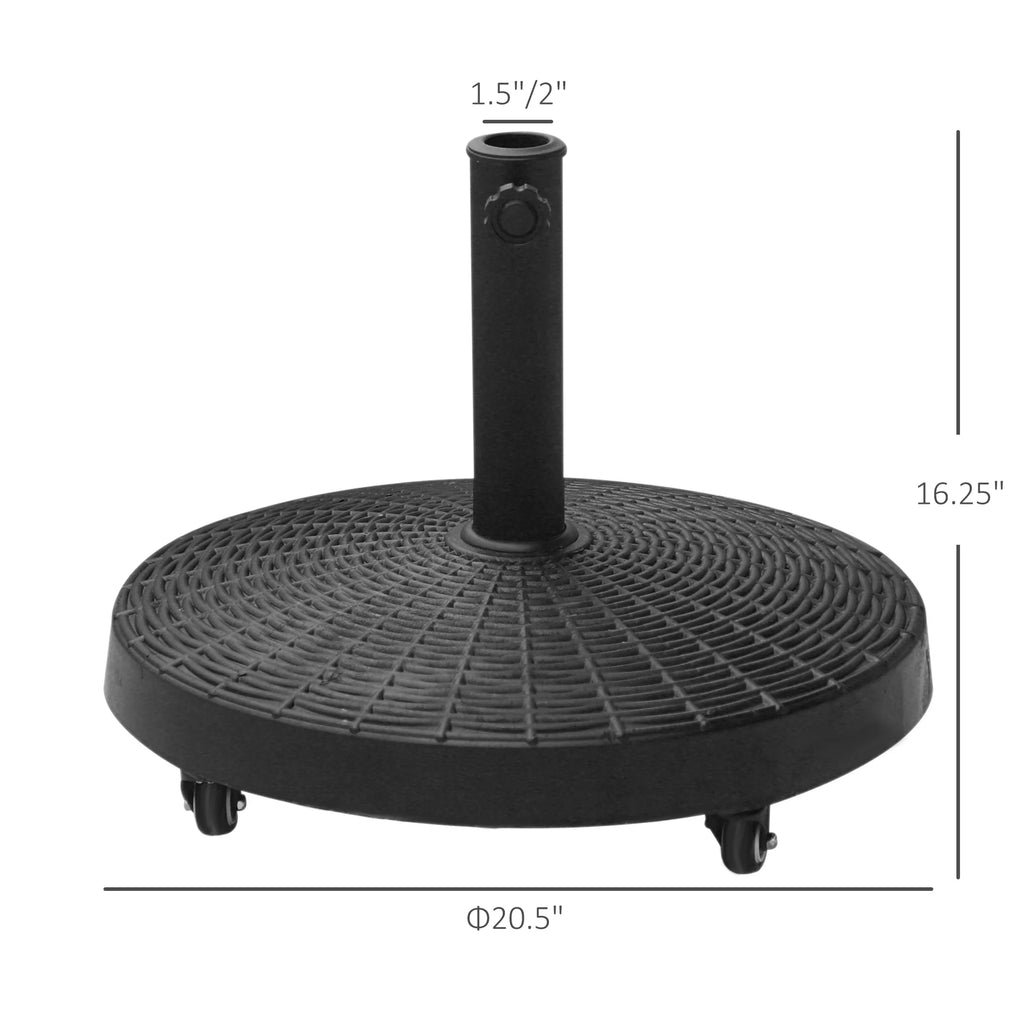 Black Umbrella Base L10711