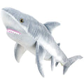 34 Inch Long Great White Stuffed Animal Plush D9000
