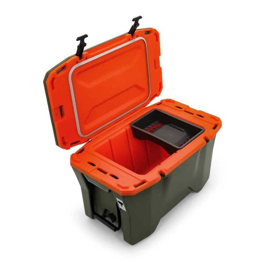 30 Qt. Olive & Orange Cooler Z872