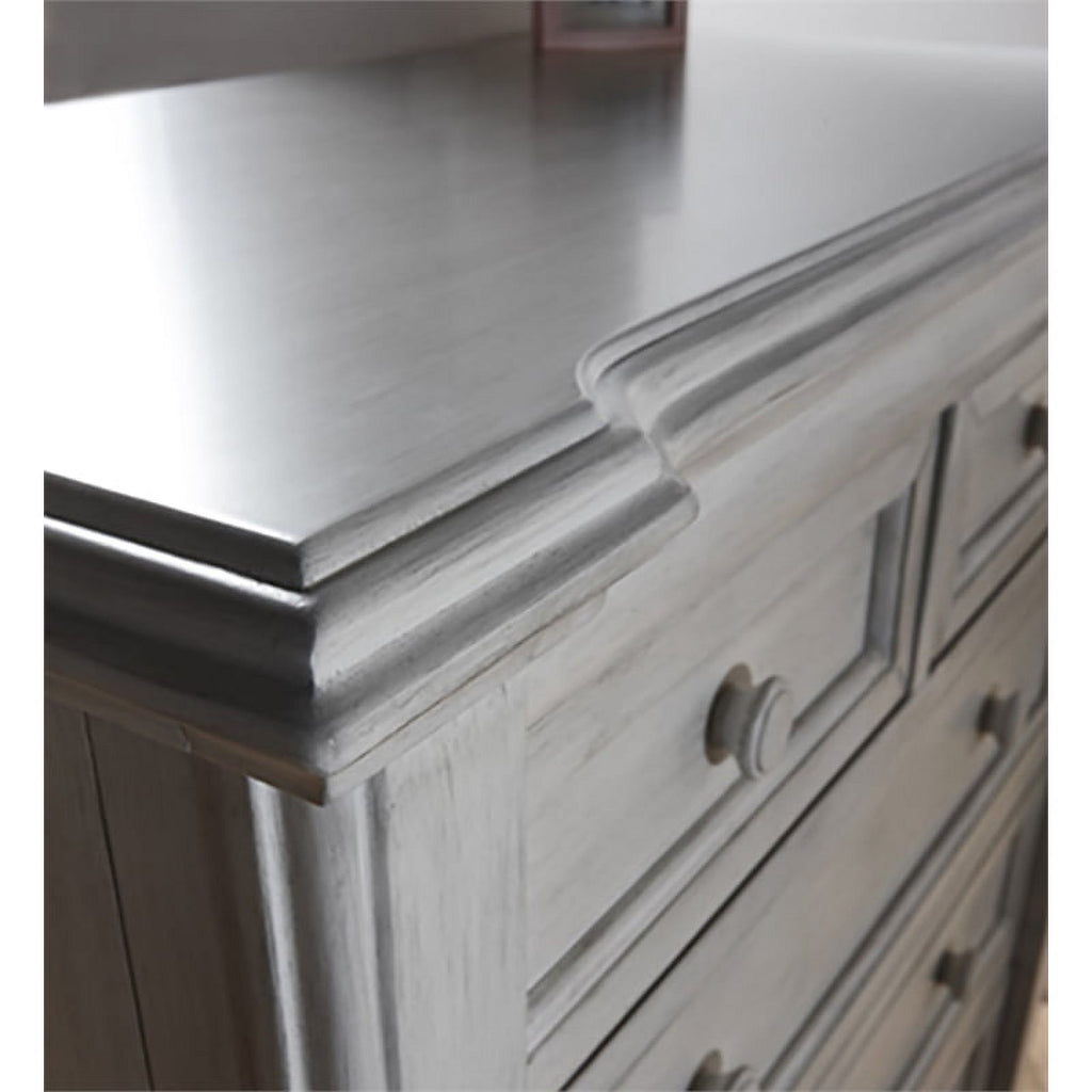 3-Piece Set with Panel Crib and Double Dresser and 5-Drawer Dresser I570