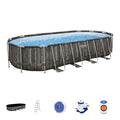 24' x 12' x 52" Oval Above Ground Swimming Pool Set G7723
