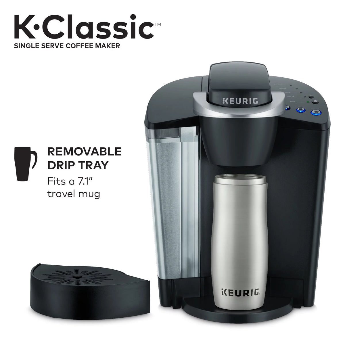 Black Single Serve K-Cup Pod Coffee Maker X5712