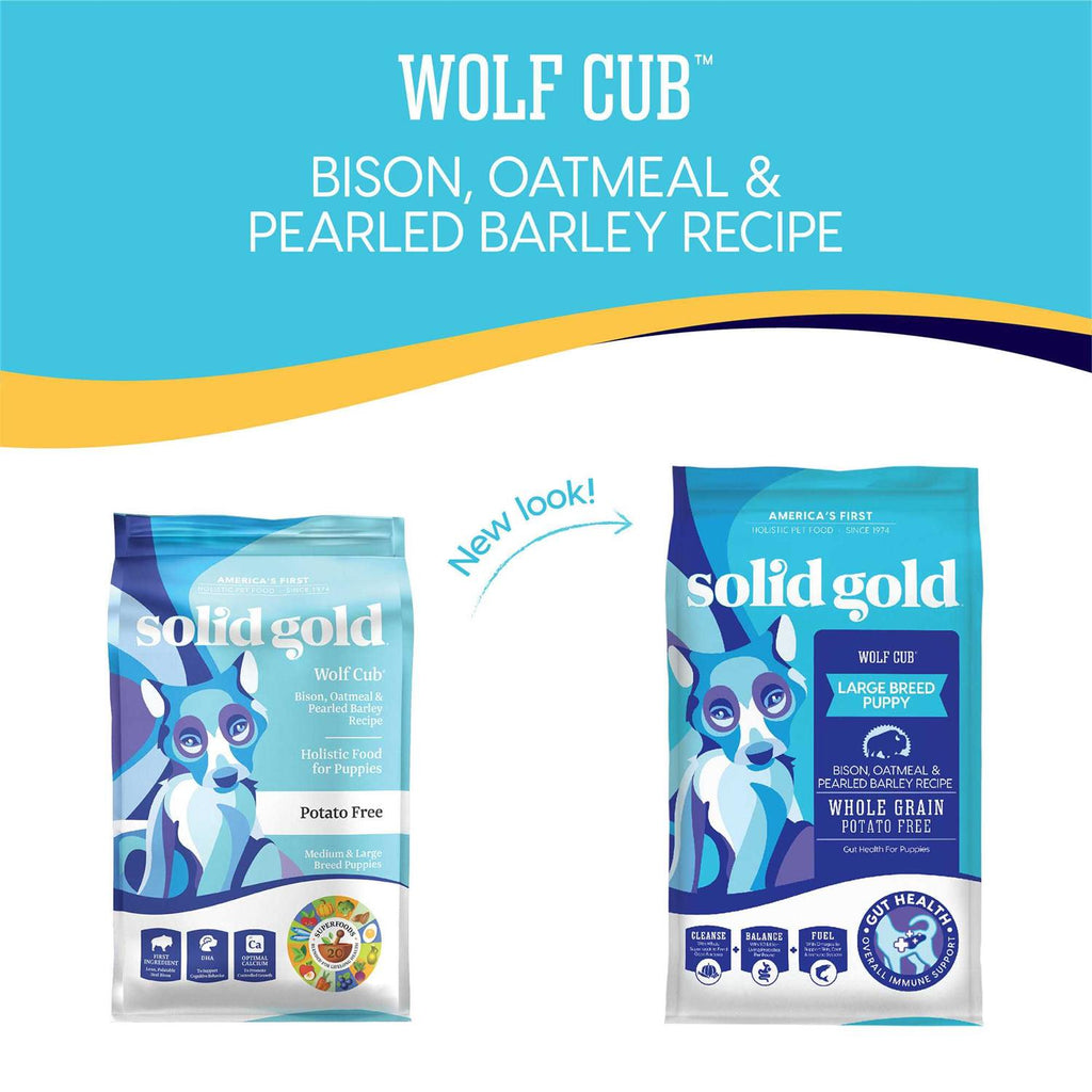 Solid Gold Wolf Cub Bison & Oatmeal Puppy Food J389