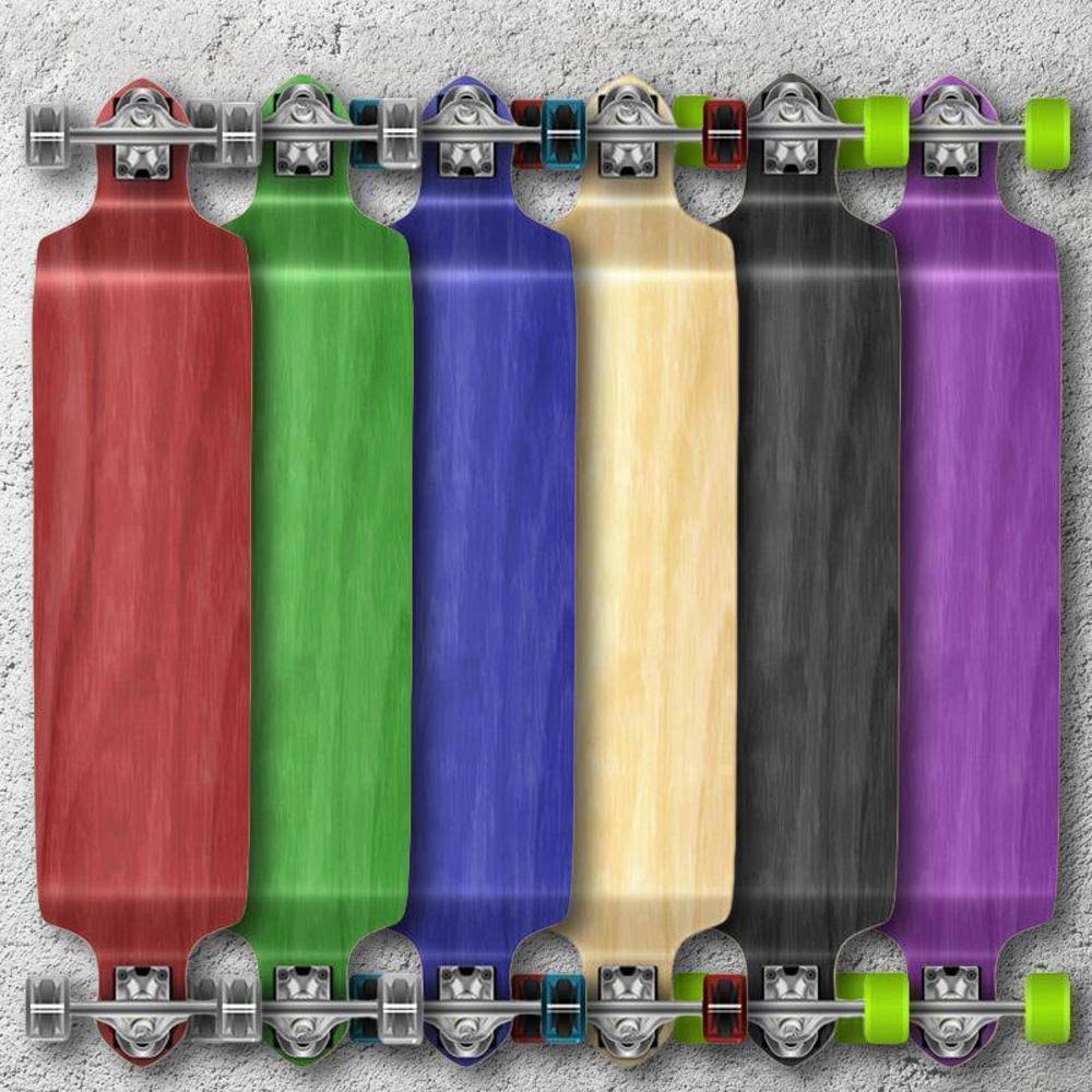 Stained Purple Drop Down Longboard Complete T8411