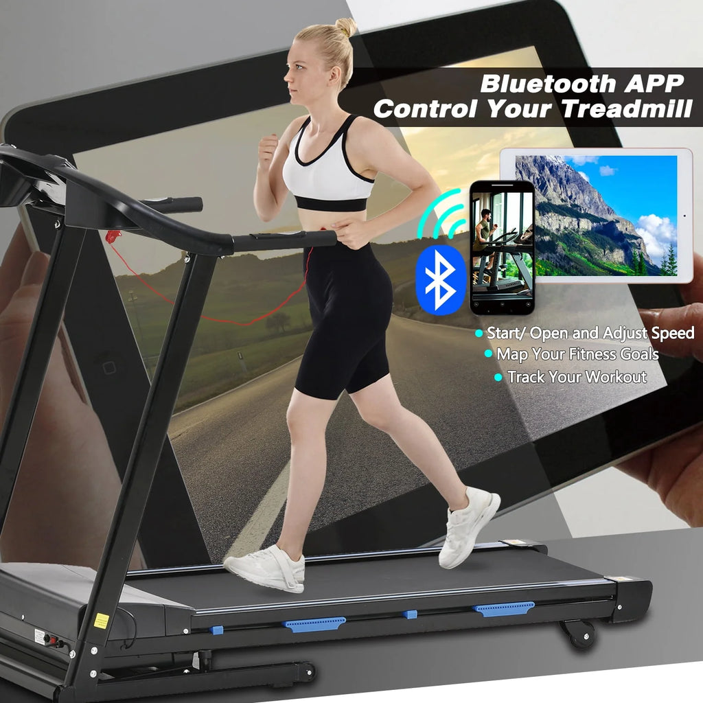 3.5HP Foldable Electric Treadmill with Incline G60931