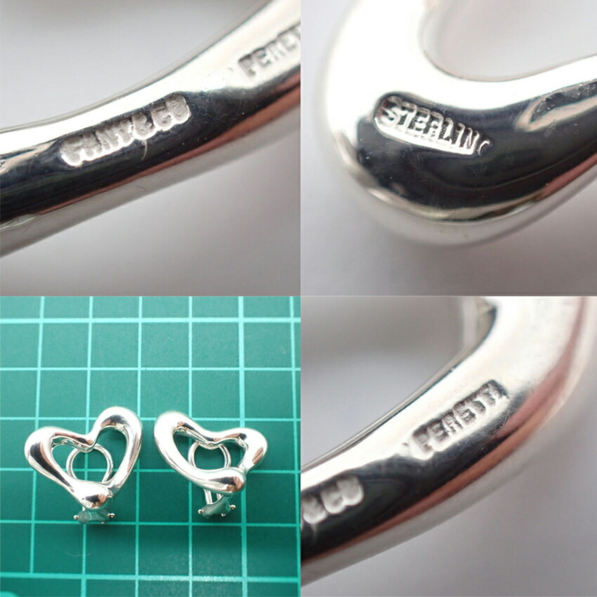 925 Open Heart Earrings H30790