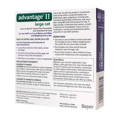 Advantage II Flea Treatment Cats T2303