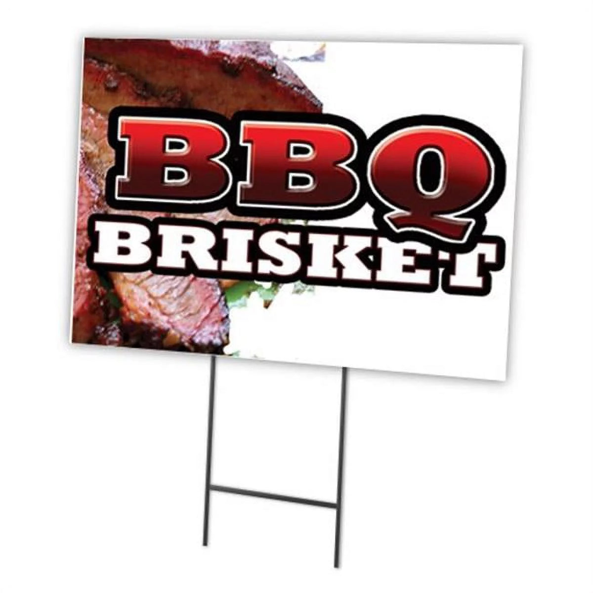 BBQ Brisket Yard Sign & Stake D5333