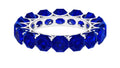 925 Sterling Silver Blue Sapphire Full Eternity Ring N945750