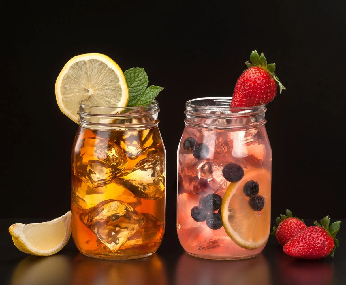 16 Oz. Glass Drinking Jar V60340