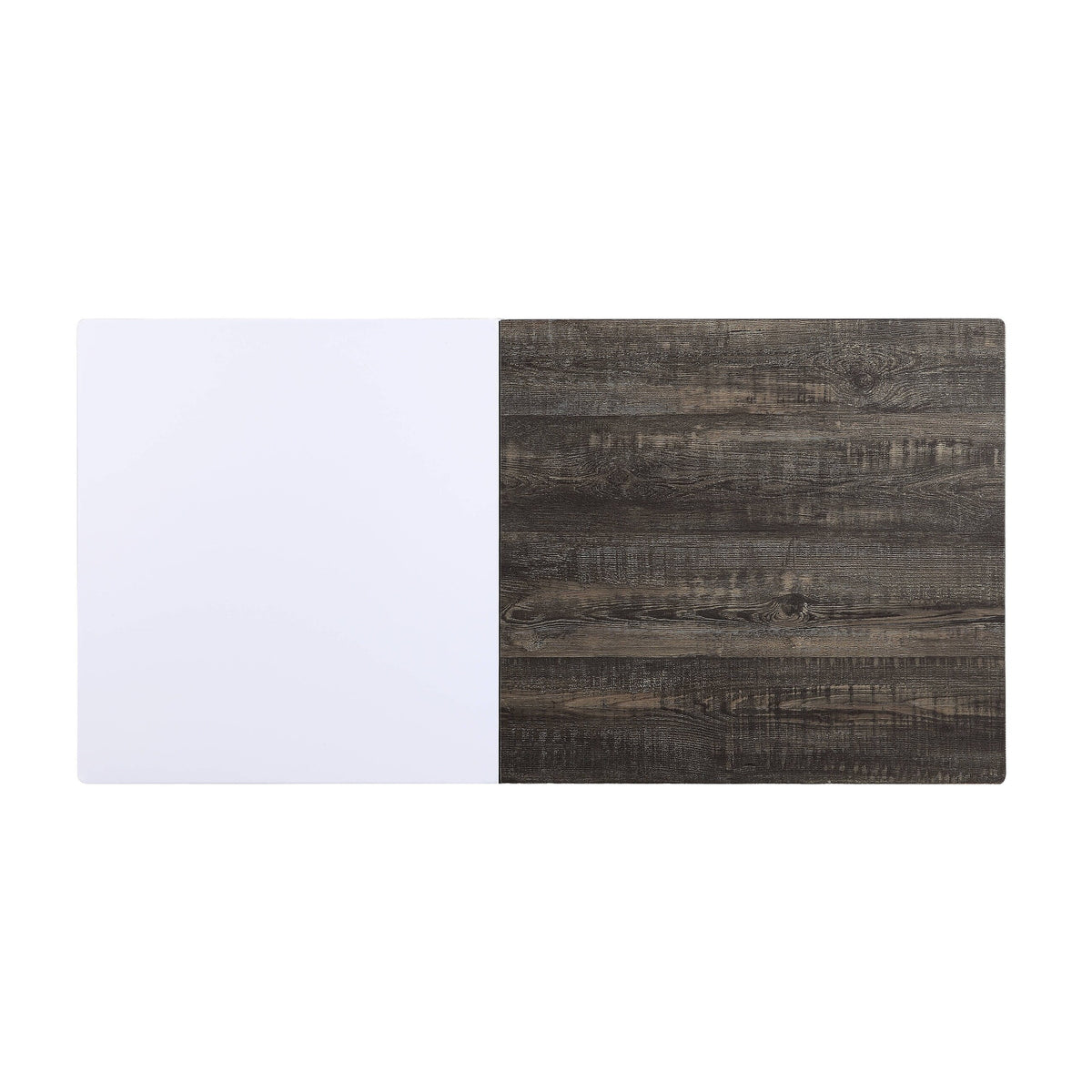 White High Gloss Rustic Oak Coffee Table Q720340