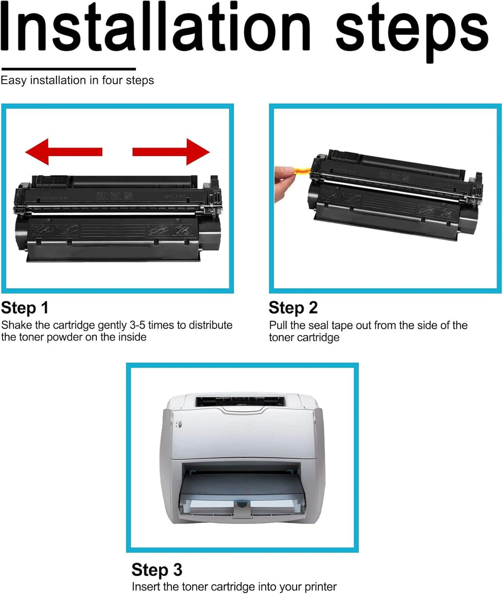 2 Pack Compatible Toner Cartridge Replacement (Black) M3378