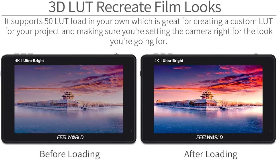 7 Inch Touch Screen Camera Field Monitor with 3D Lut C82035