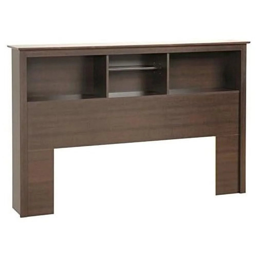 Wood Full Queen Bookcase Headboard R286