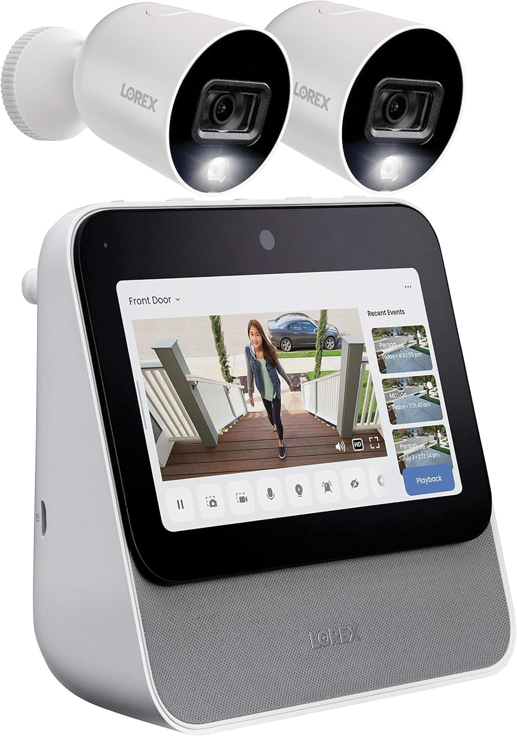 Wi-Fi Security Camera System with 1080p HD Bullet Cameras I9242