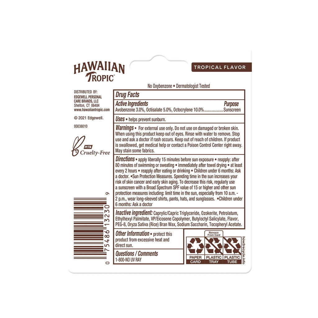 Tropical Lip Balm SPF 30, 0.14oz B65755
