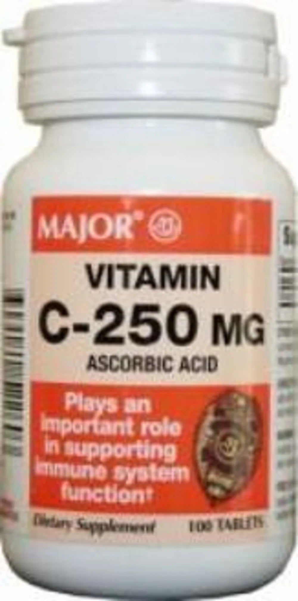 Vitamin C Supplement 250 mg Tablet 100 Per Bottle O75263