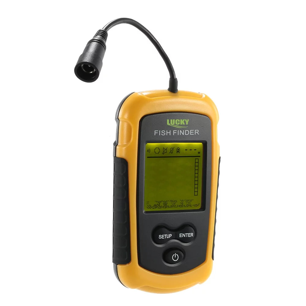 Portable Wired Fish Finder 100M Depth Sonar T642