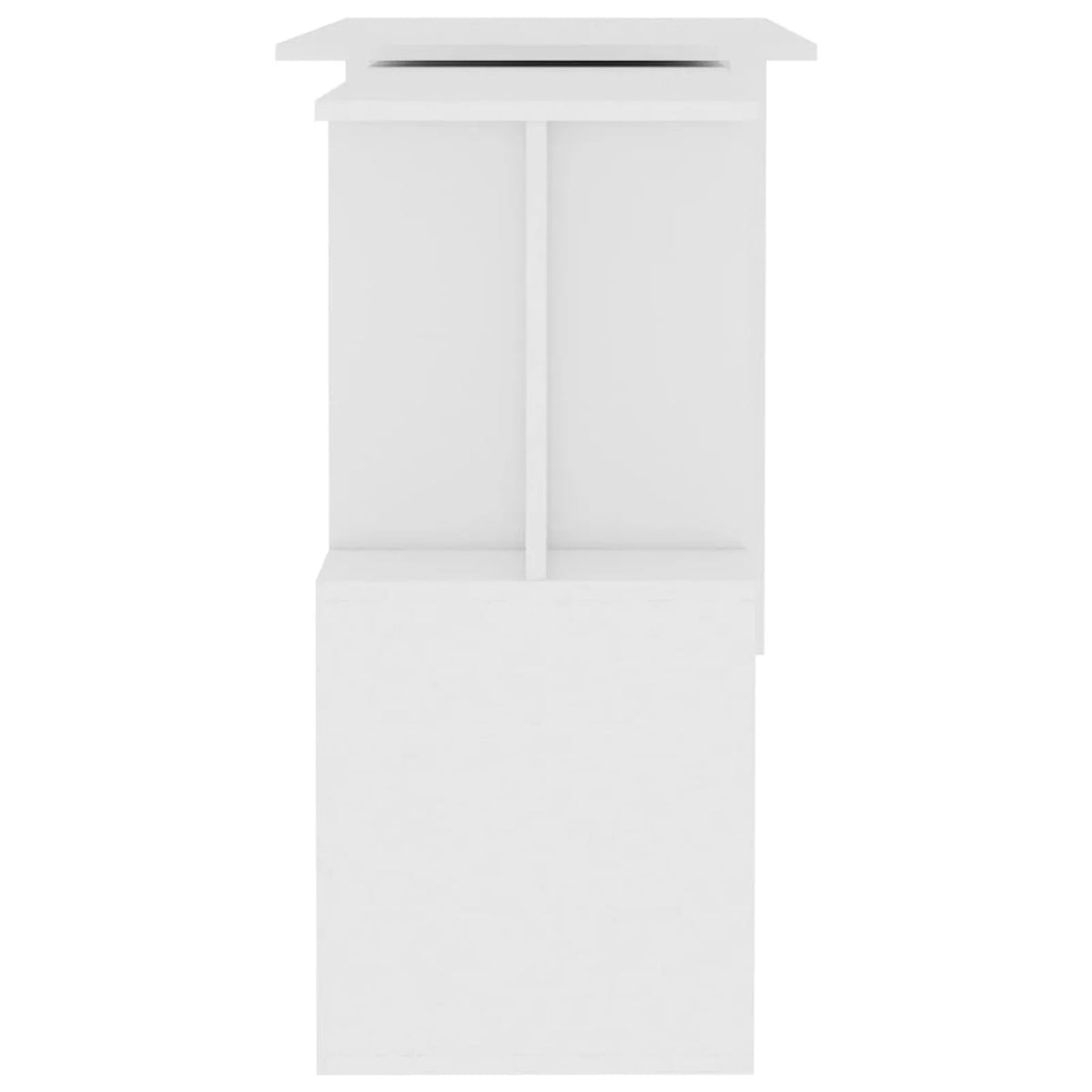 White Engineered Wood Corner Desk O279814