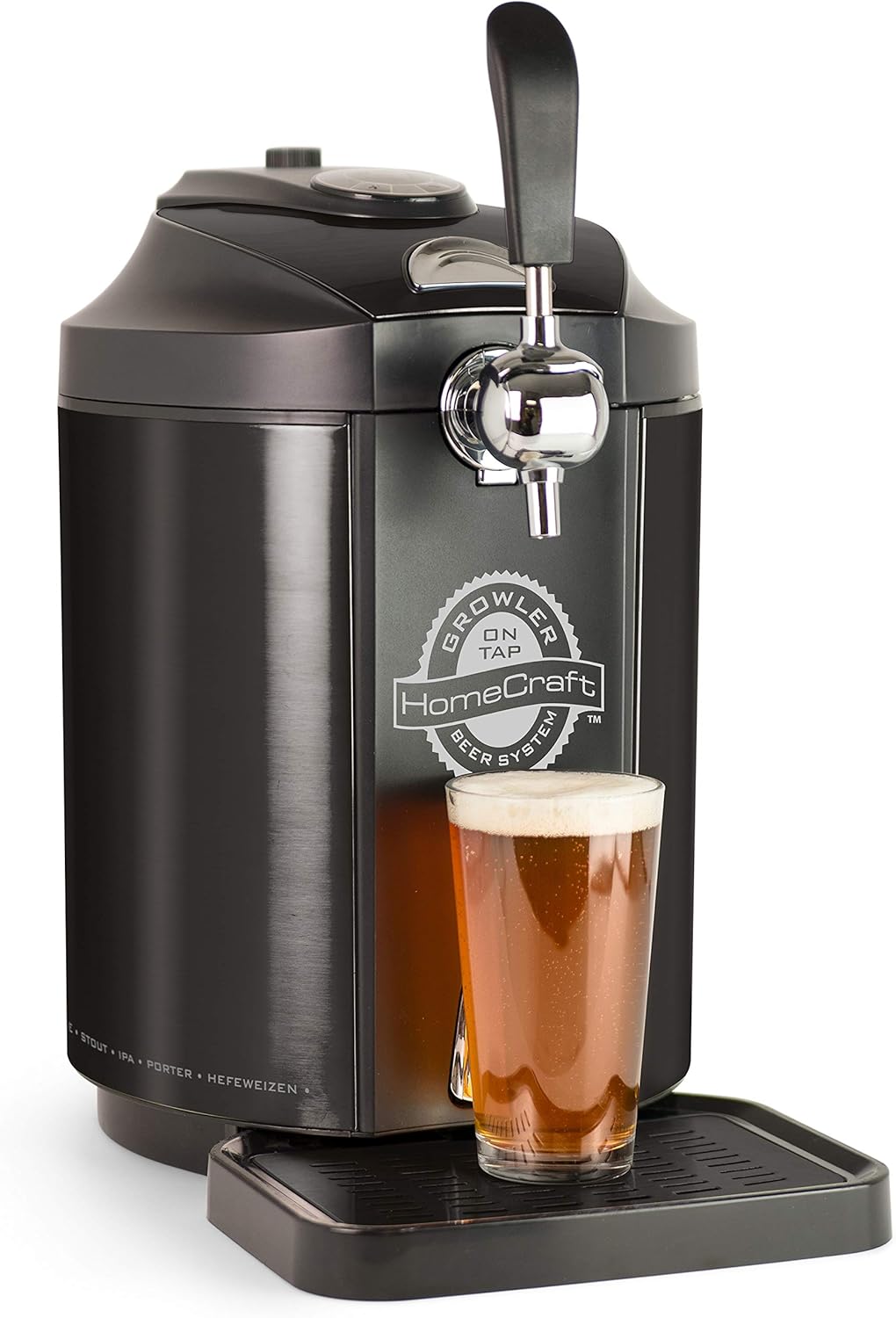 Black Stainless Steel Tap Beer Cooling System Kegerator M329492