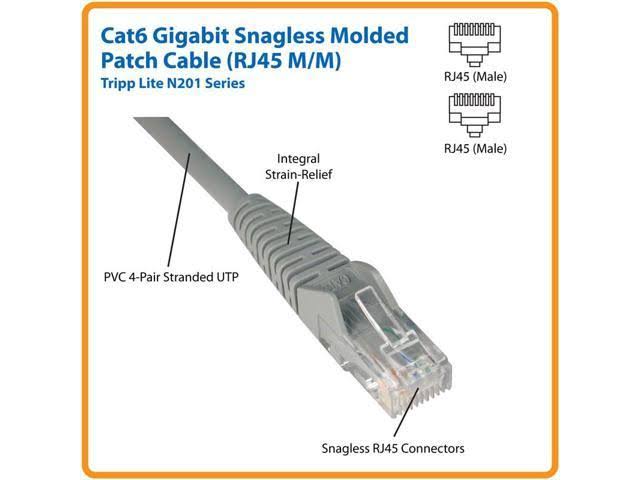 CAT 6 UTP 1 ft Blue Patch Cable Q347