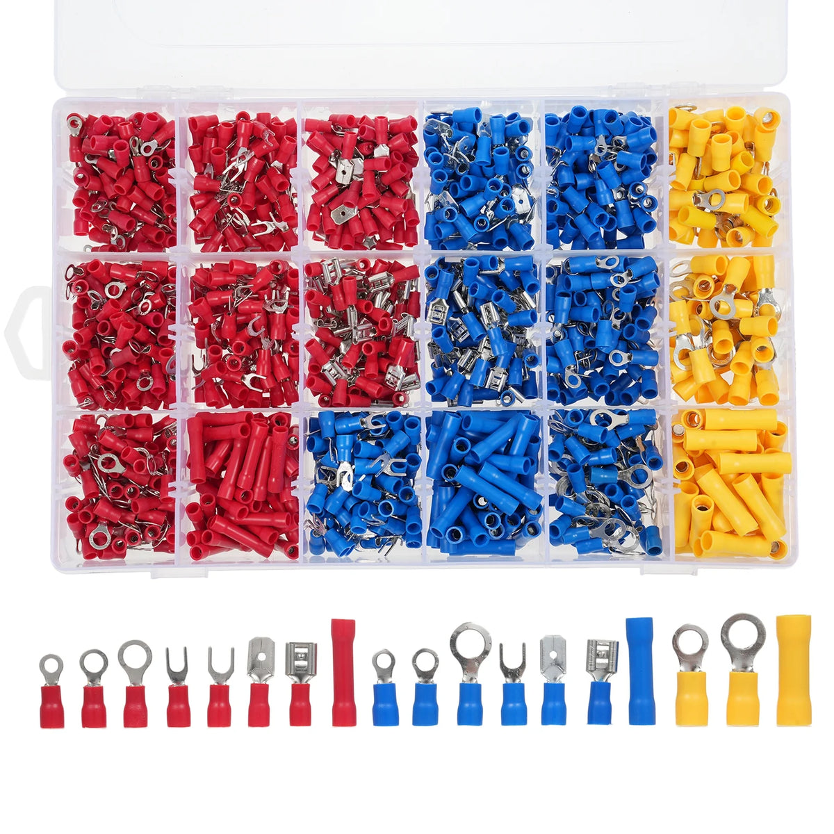 1200PCS Insulated Electrical Wire Connectors T712