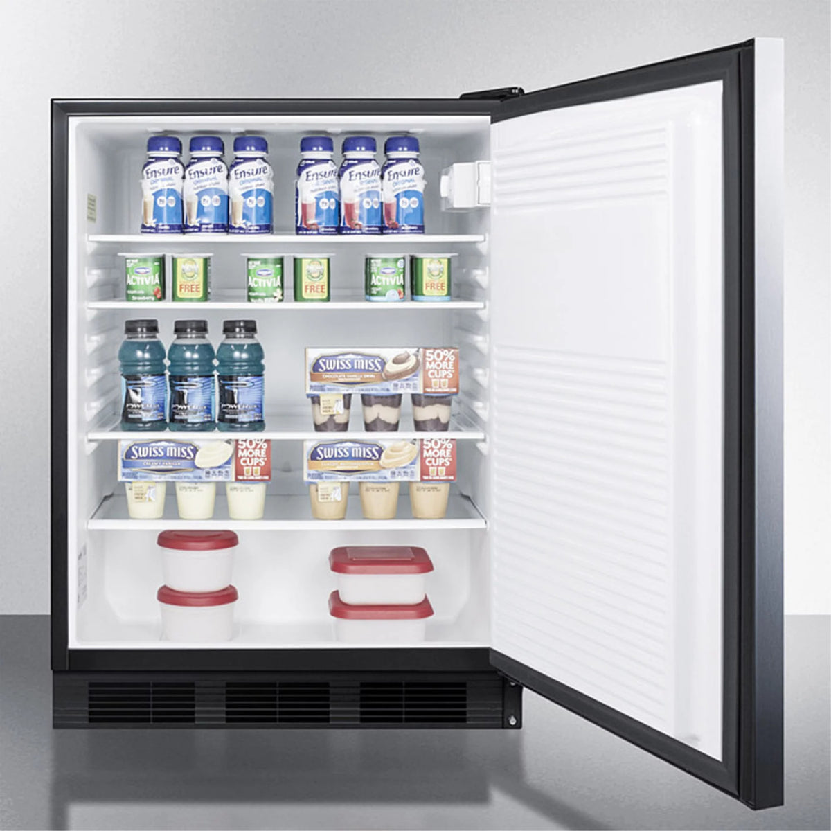 Black Built-In Undercounter All-Refrigerator S149