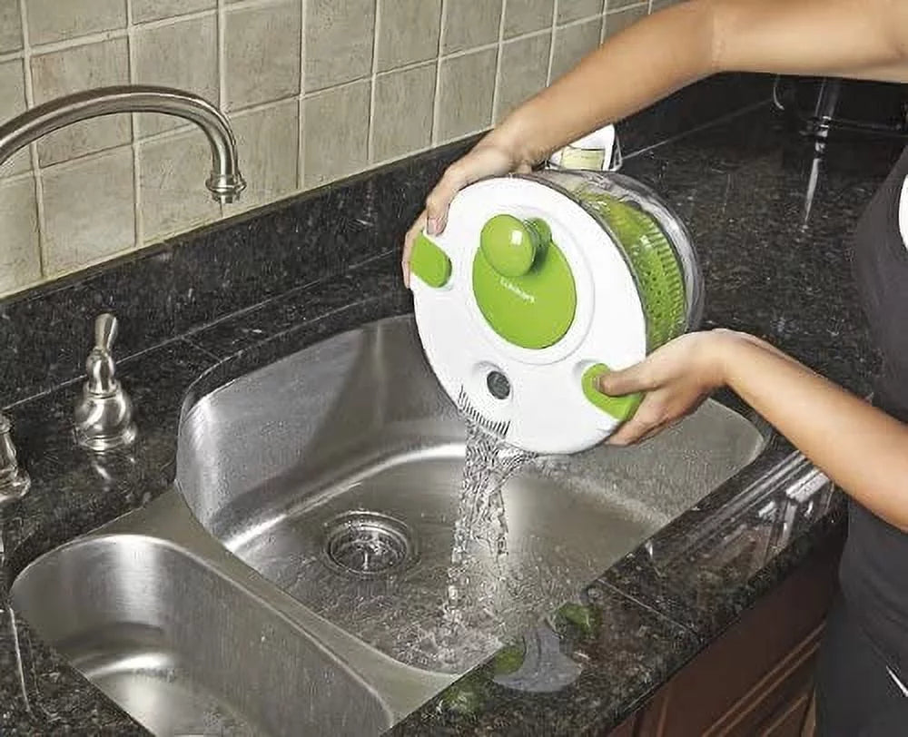 White 5-Quart Salad Spinner C282627