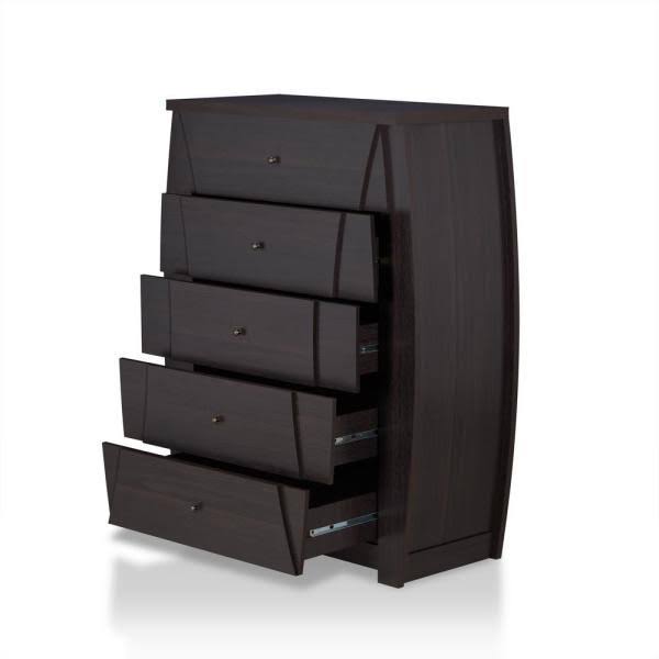 5-Drawer Espresso Chest Y82934