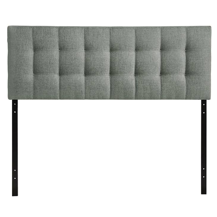Tufted Headboard, King, Gray H8468